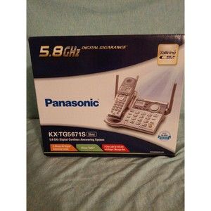 Panasonic KX-TG5671S digital cordless answering machine, new